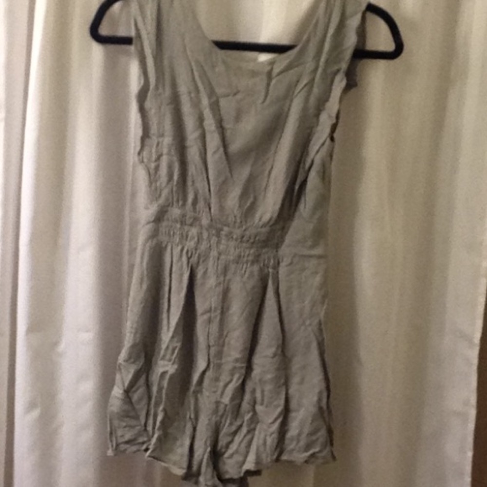 Lush. Romper, frilled sleeveless design